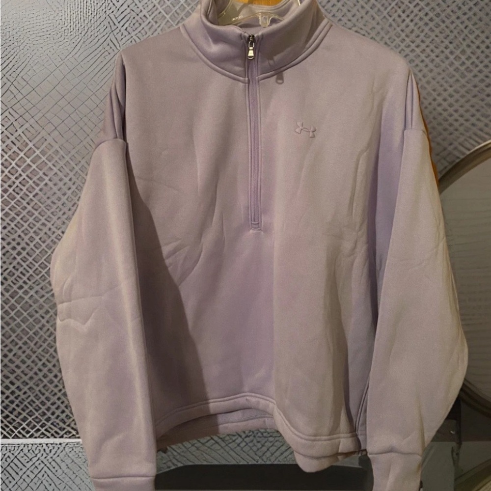 Under Armour Light Purple Quarter-Zip Pullover